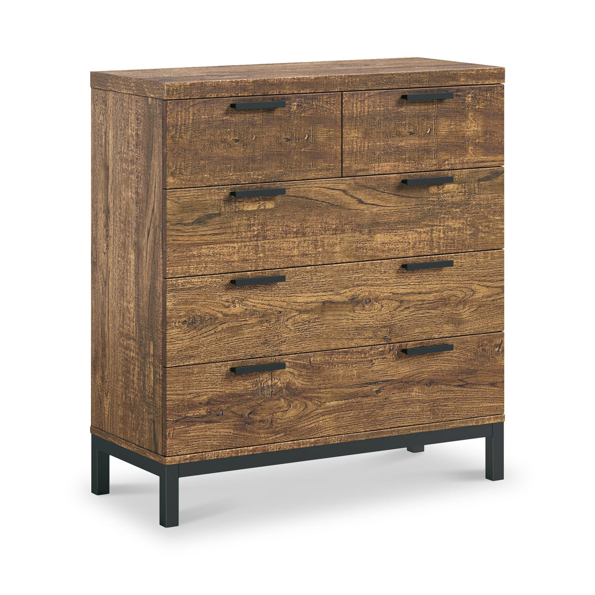 Orston Oak 2 Over 3 Drawer Chest
