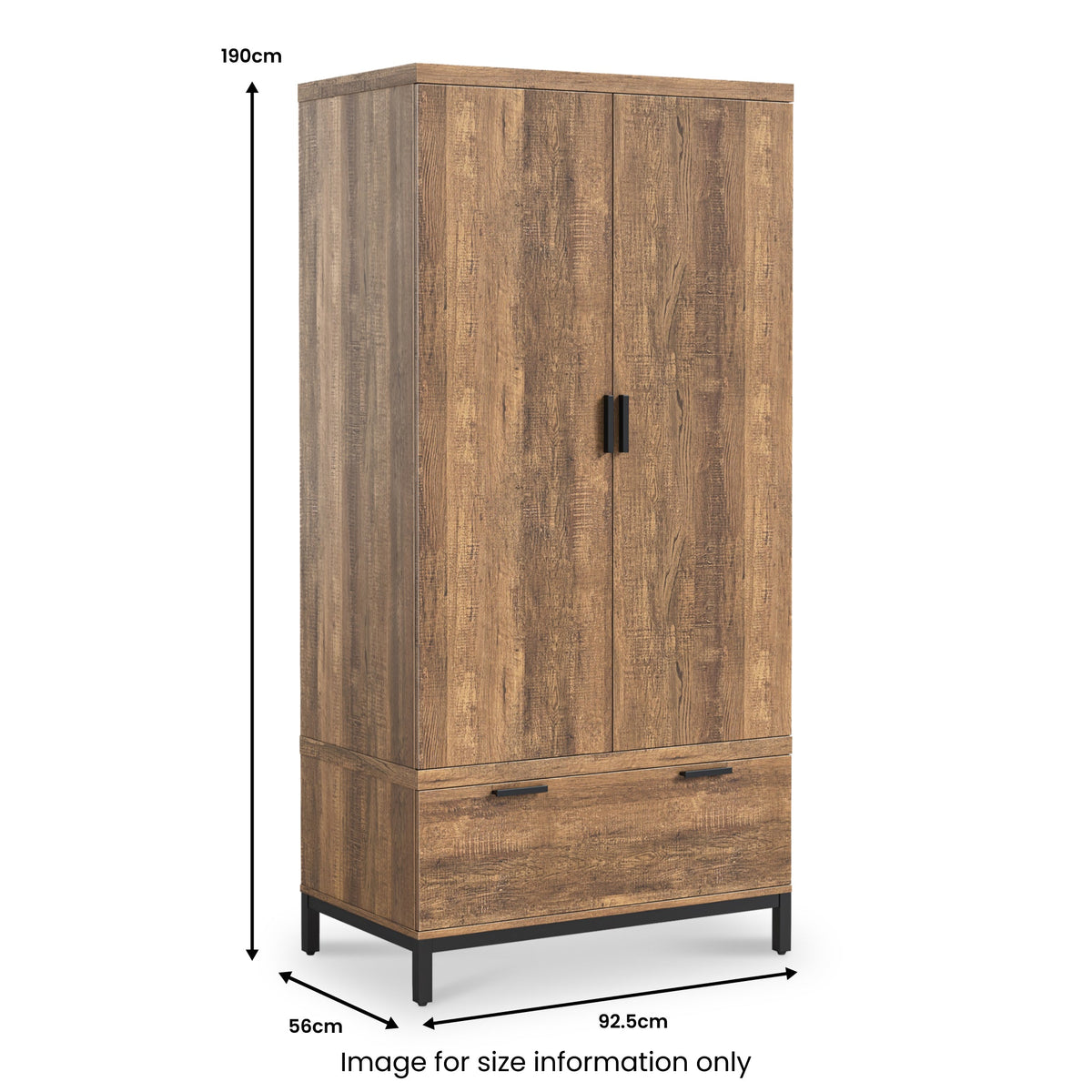 Orston Oak Double Wardrobe & Drawer