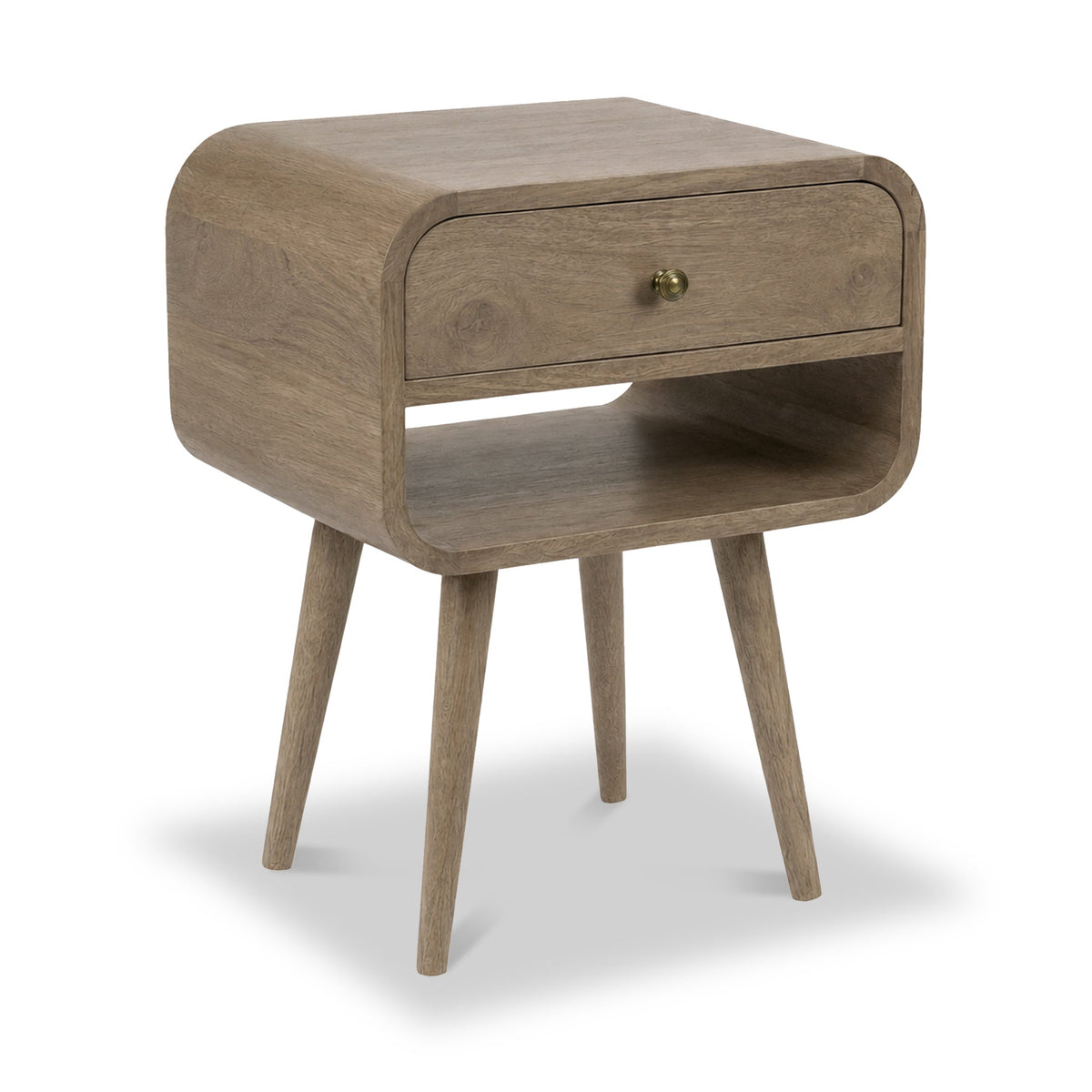 Auden Light Stain Mango Bedside Table