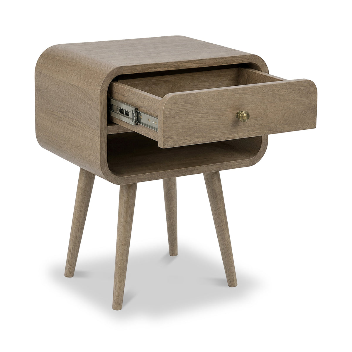 Auden Light Stain Mango Bedside Table