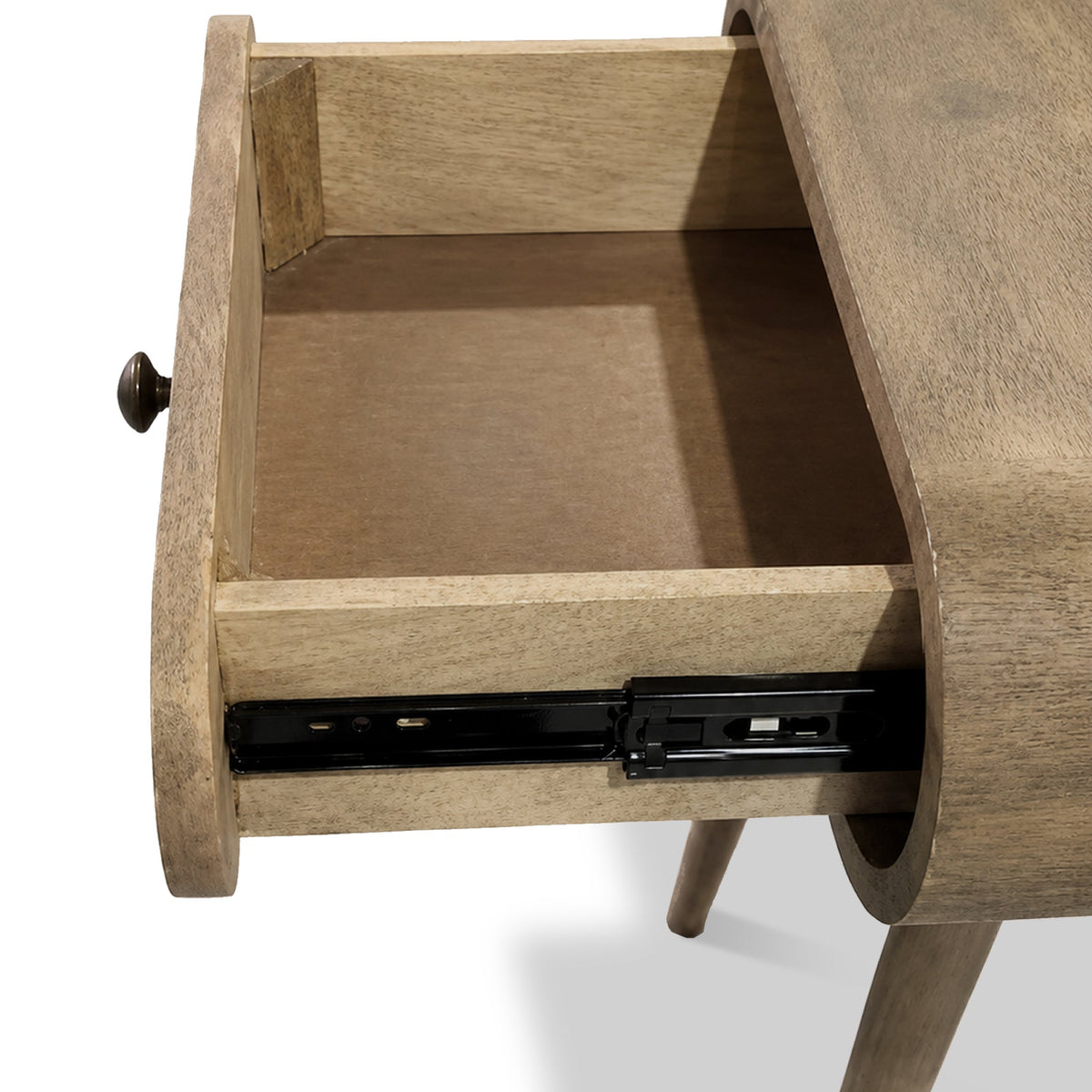 Cleo Light Stain Mango Bedside Table