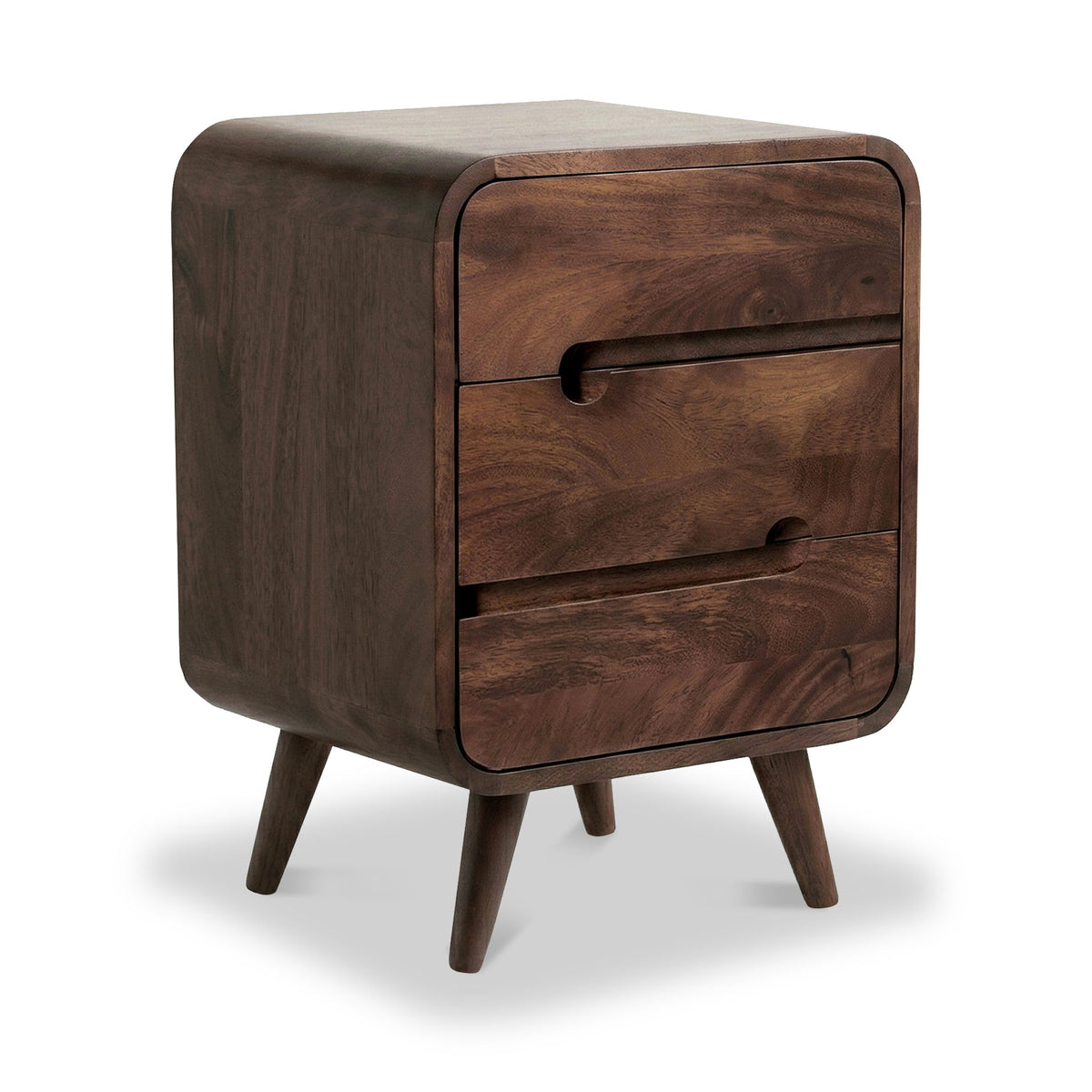 Maeve Dark Stain Mango Bedside Table