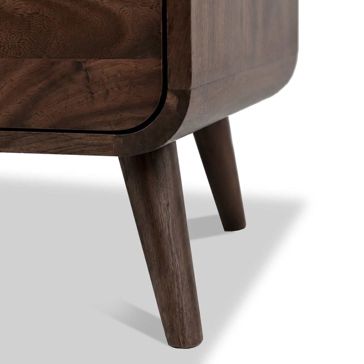Maeve Dark Stain Mango Bedside Table
