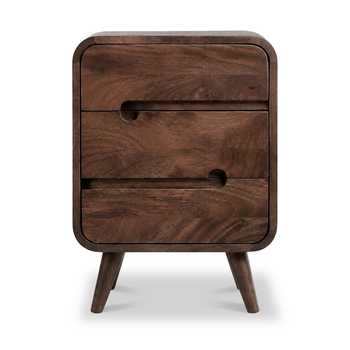 Maeve Dark Stain Mango Bedside Table