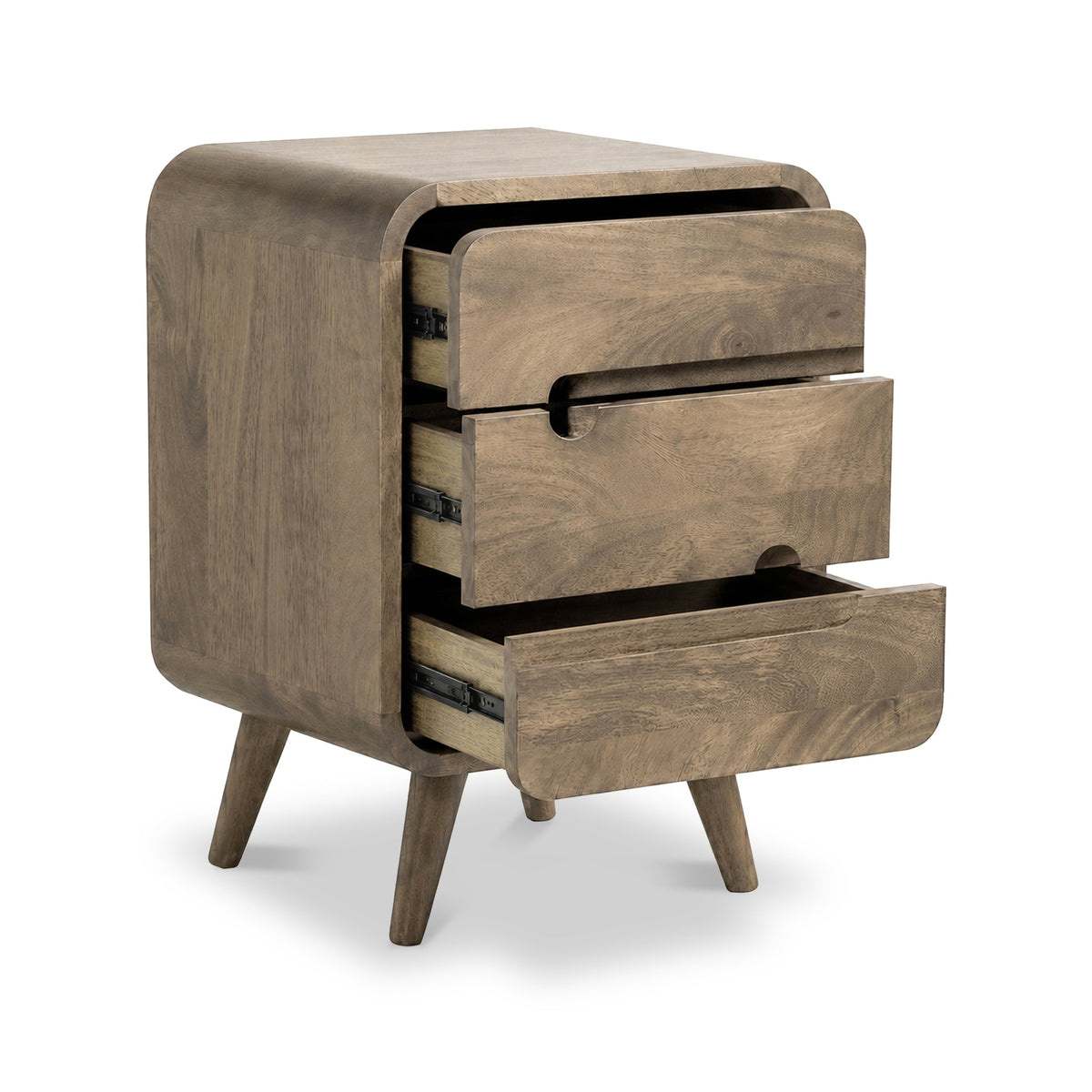 Maeve Light Stain Mango Bedside Table