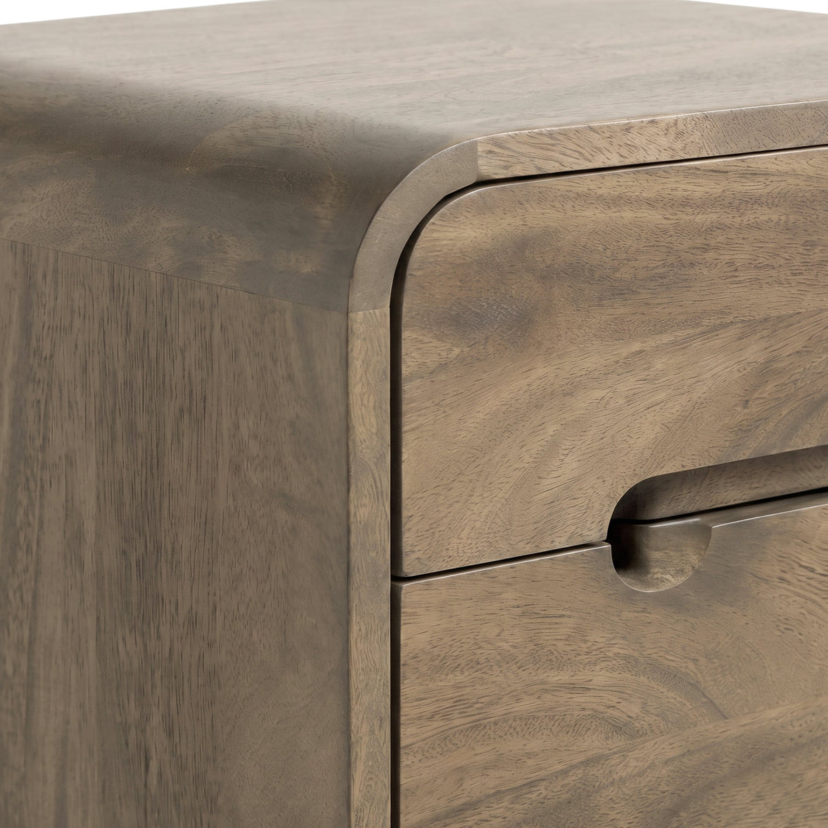 Maeve Light Stain Mango Bedside Table