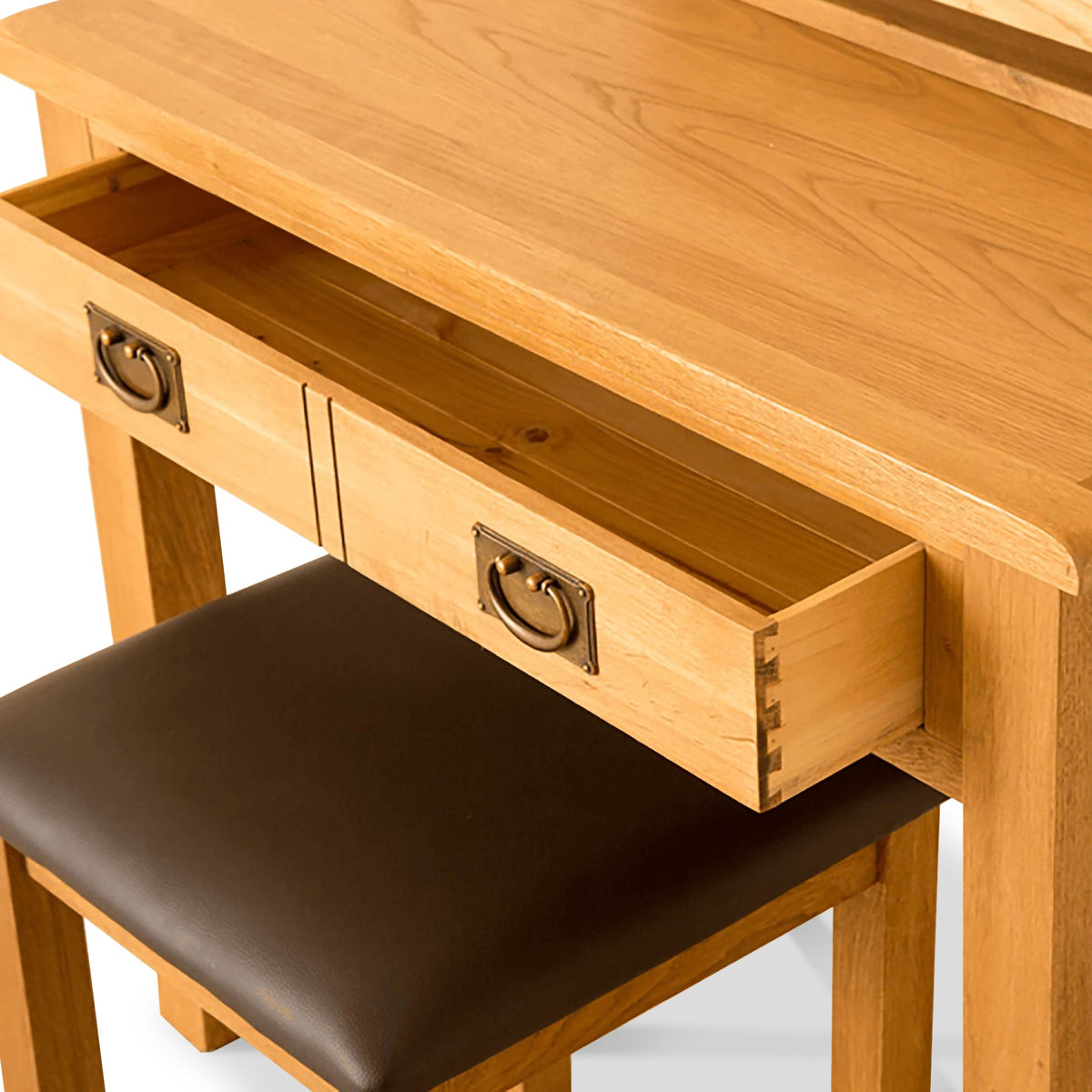 Lanner Oak Dressing Table Set