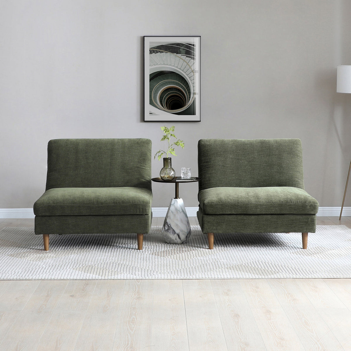 Carrington Chenille Click Clack Lounge Chair