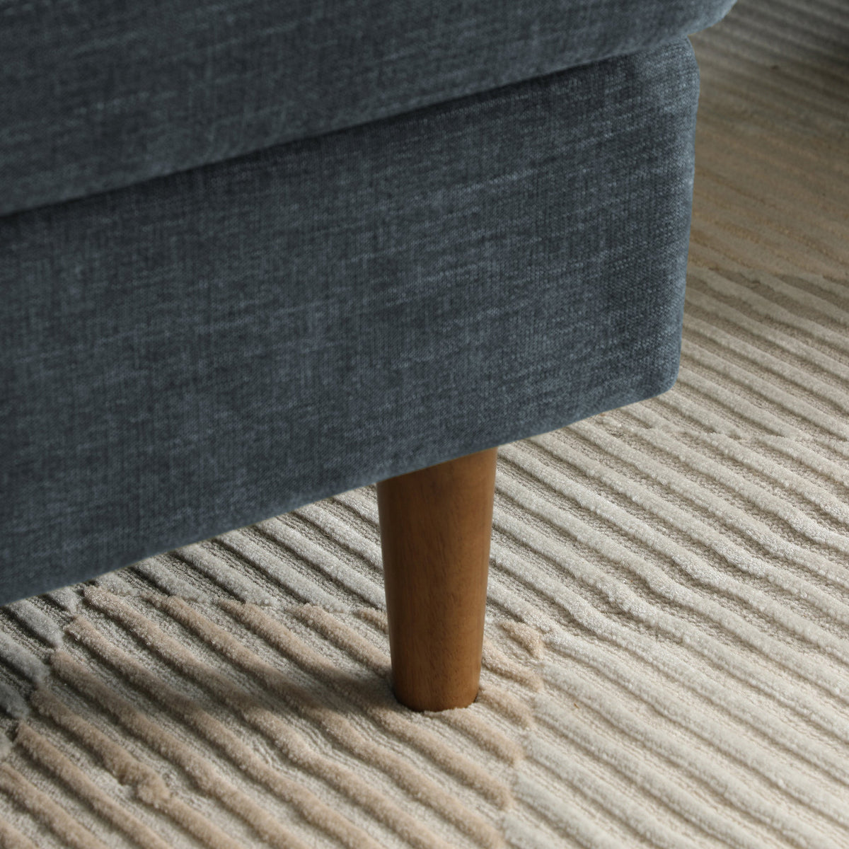 Carrington Chenille Footstool