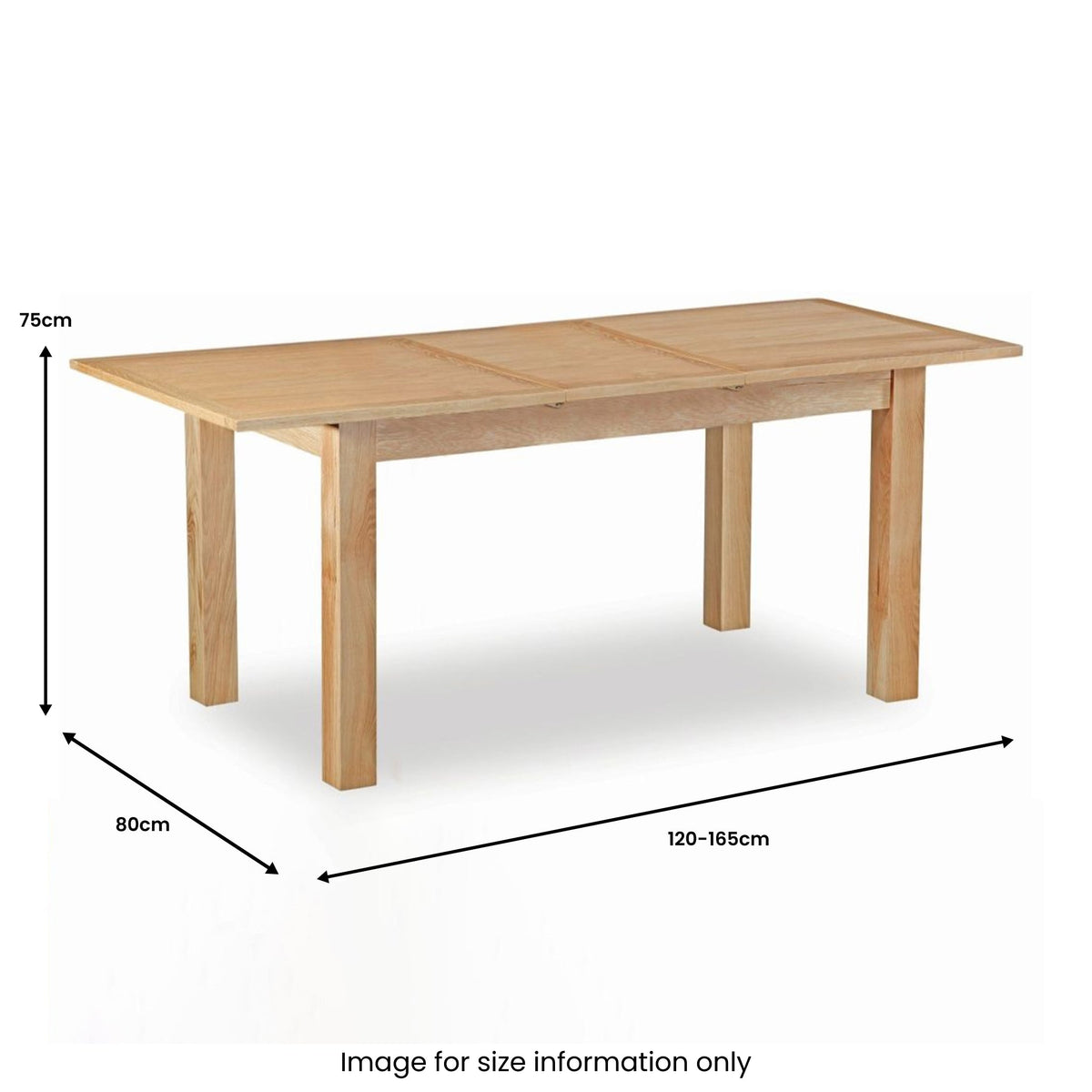 Newlyn Oak Compact Extending Table