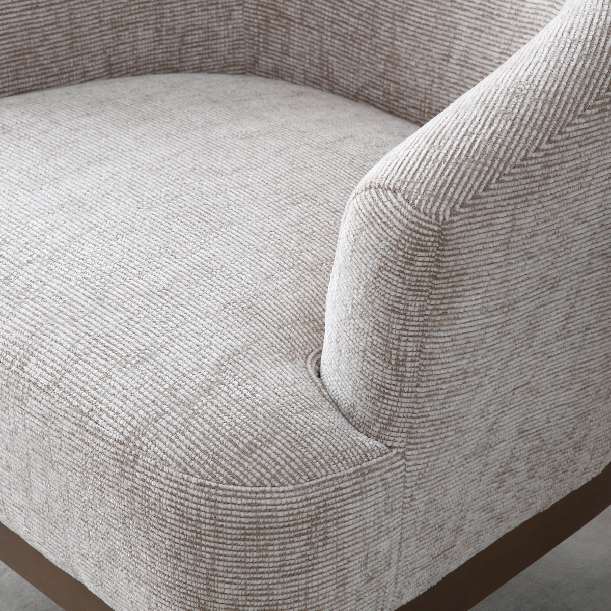 Toira Natural Woven Chenille Chair