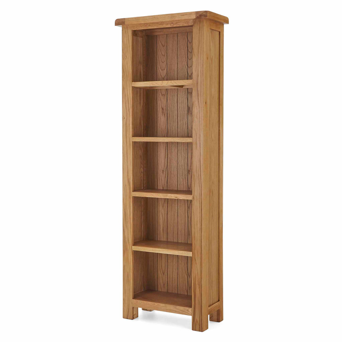 Zelah Oak Narrow Bookcase