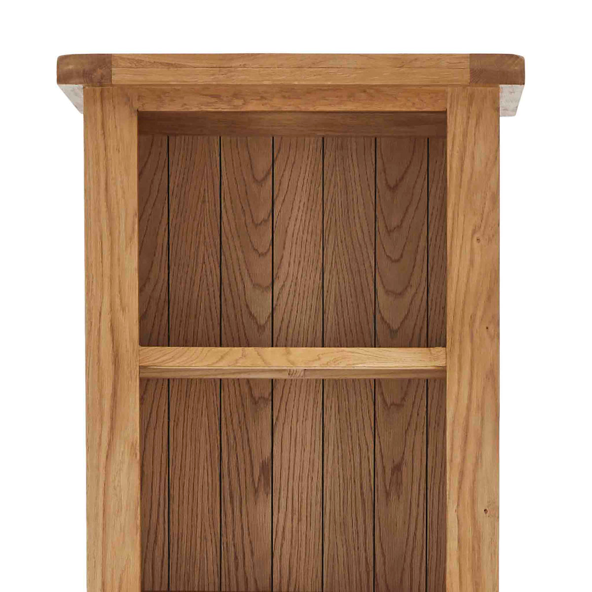 Zelah Oak Narrow Bookcase