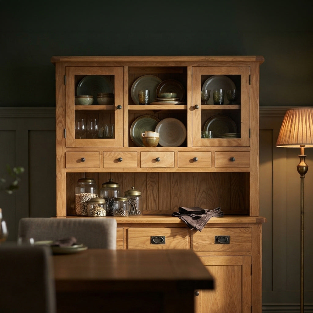 Zelah Oak Large Hutch