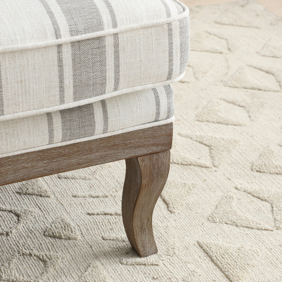Sandringham Striped Linen Accent Chair