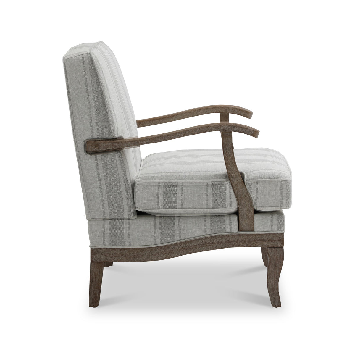 Sandringham Striped Linen Accent Chair