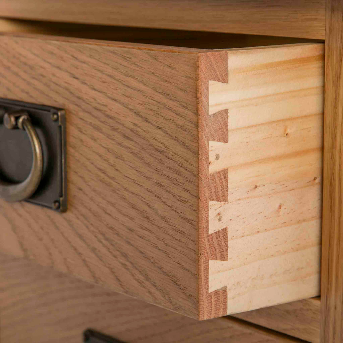 Surrey Oak 3 Drawer Chest