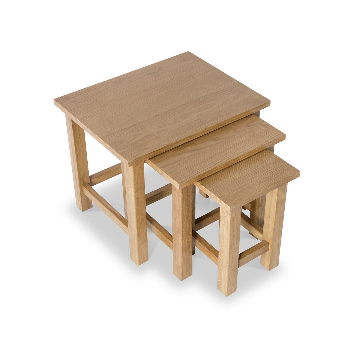 London Oak Nest of Tables