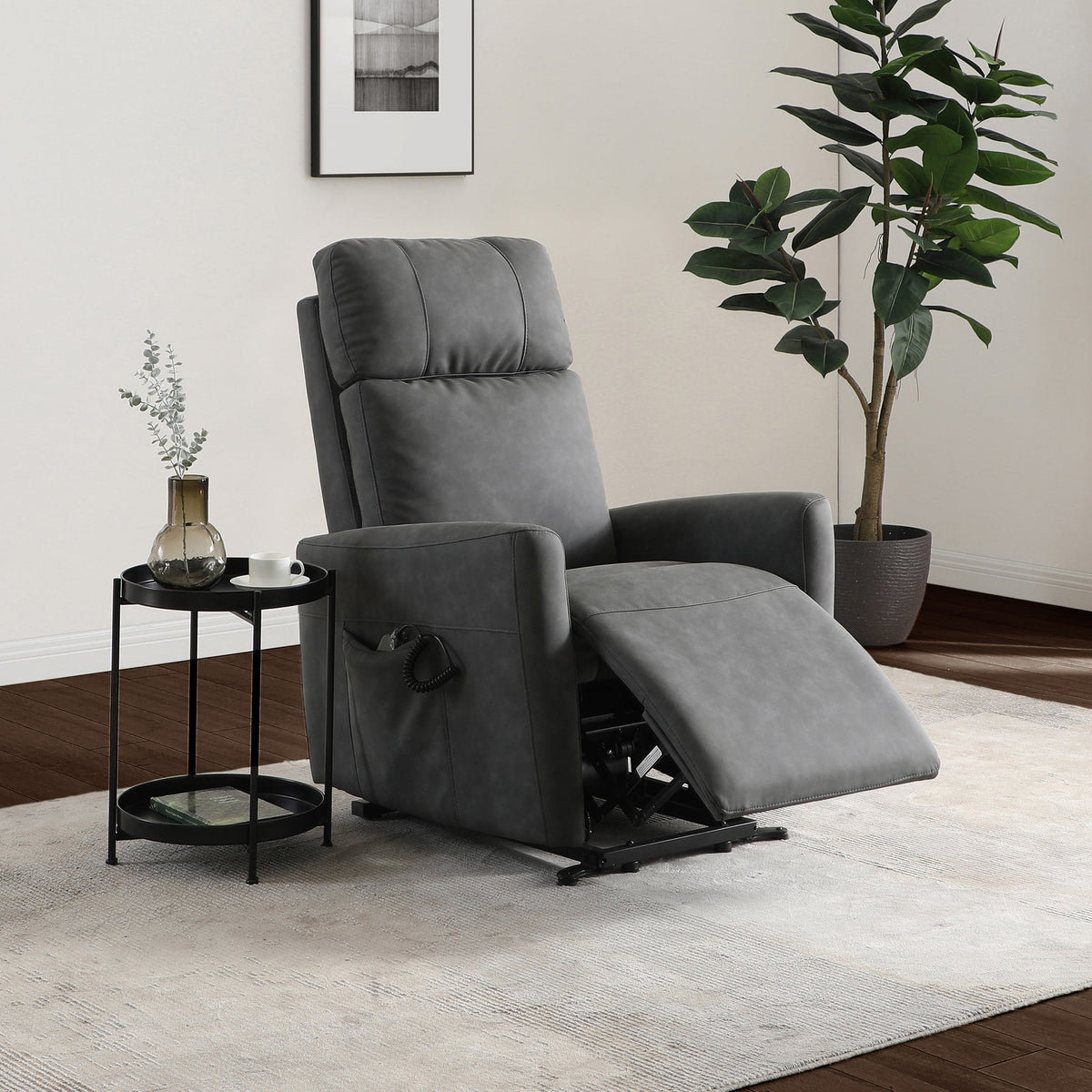 Fleming Tilt & Rise Dual Motor Power Recliner Armchair