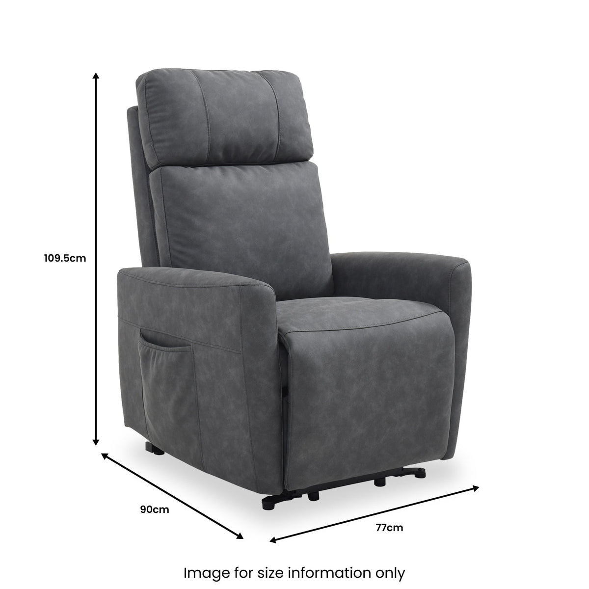 Fleming Tilt & Rise Dual Motor Power Recliner Armchair