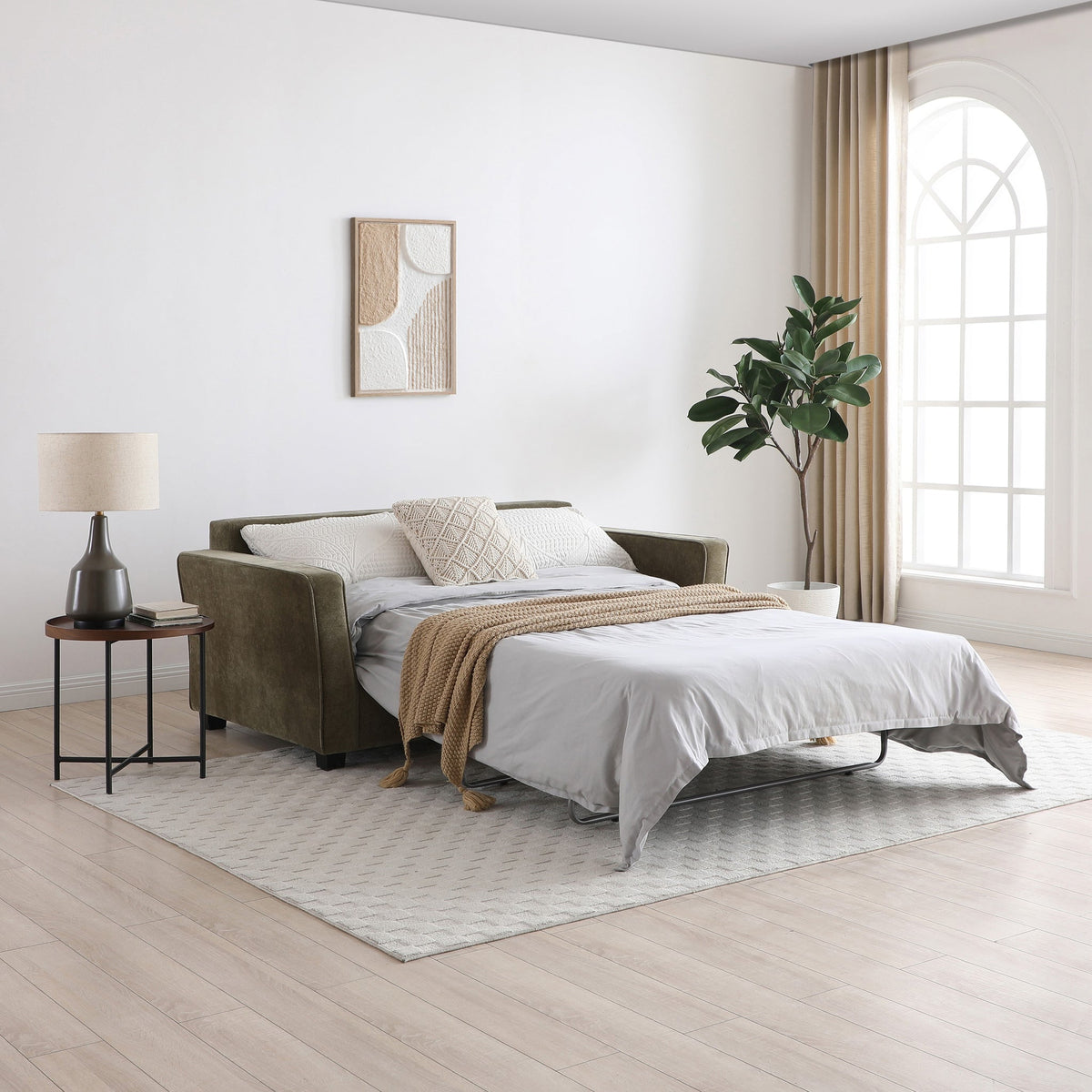 Westcott 2 Seater Sofa Bed With Foam Mattress
