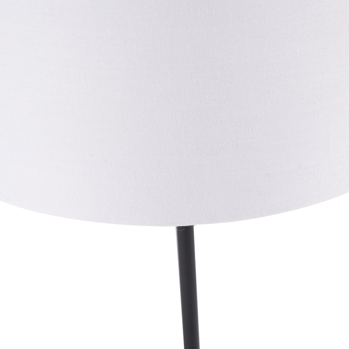 Elin Matt Black & Ivory Table Lamp