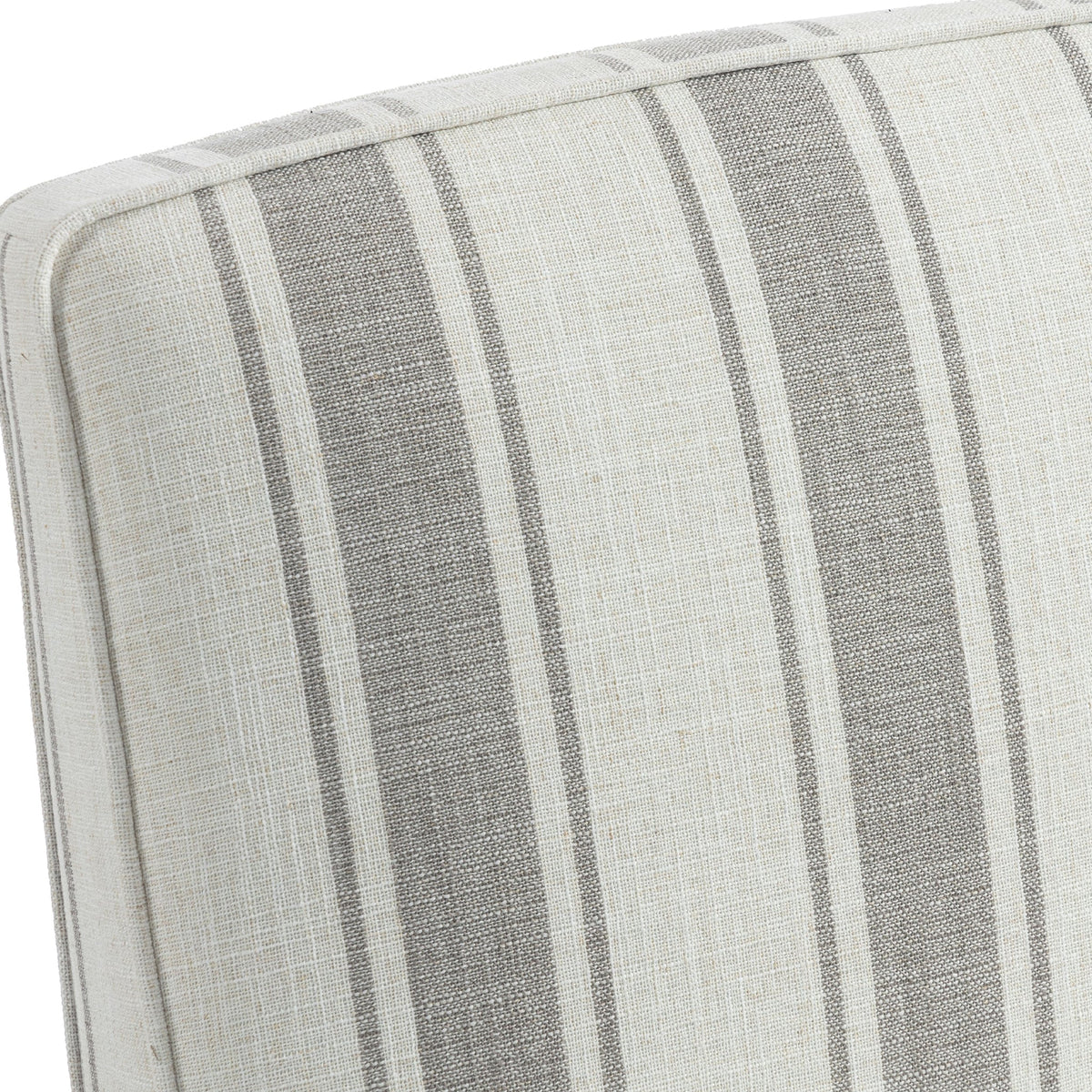 Sandringham Striped Armless Accent Chair