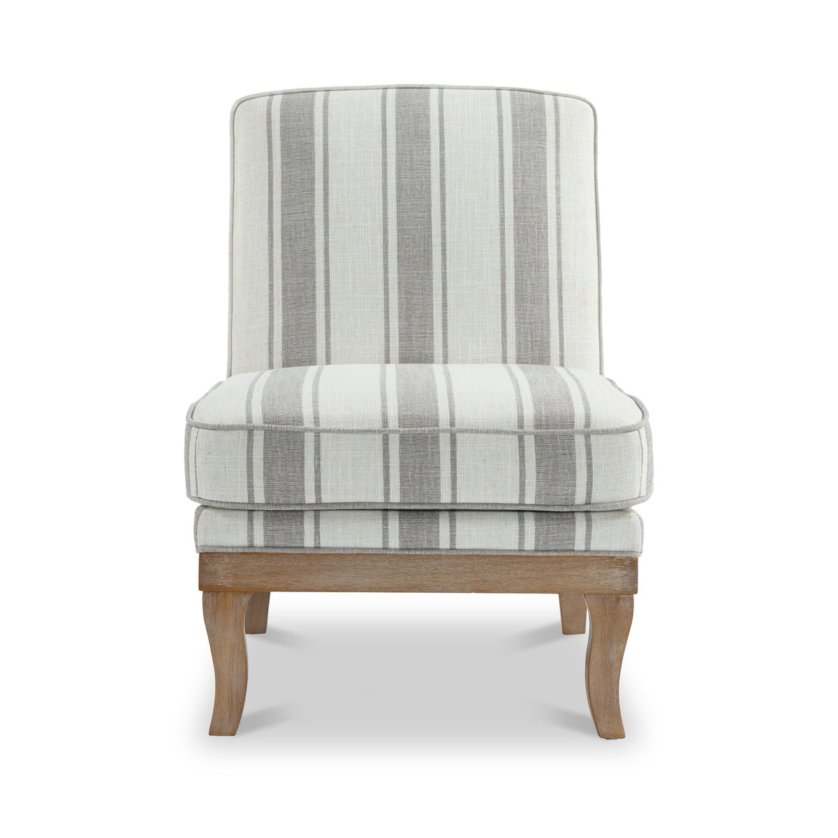 Sandringham Striped Armless Accent Chair