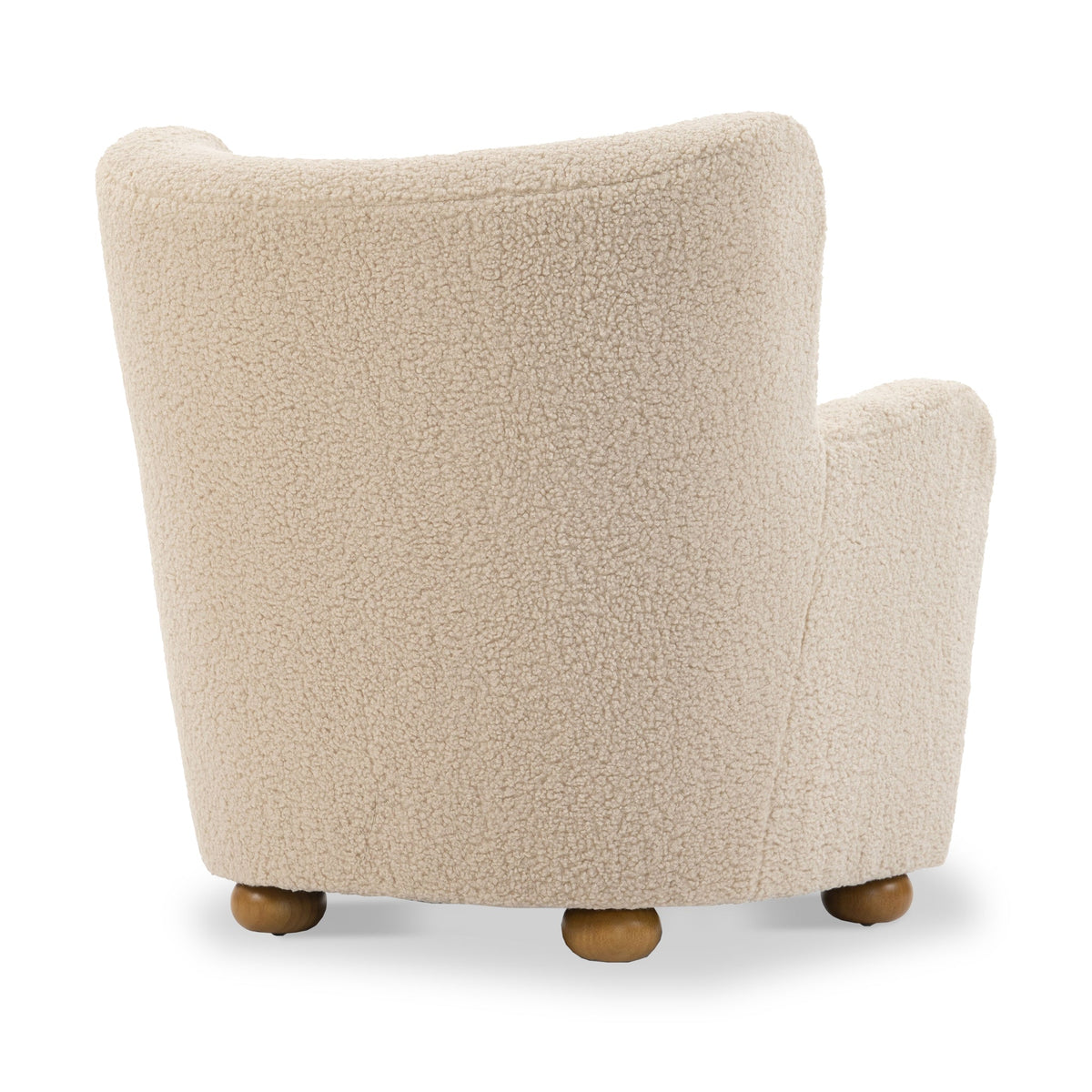Haworth Curved Borg Accent Chair