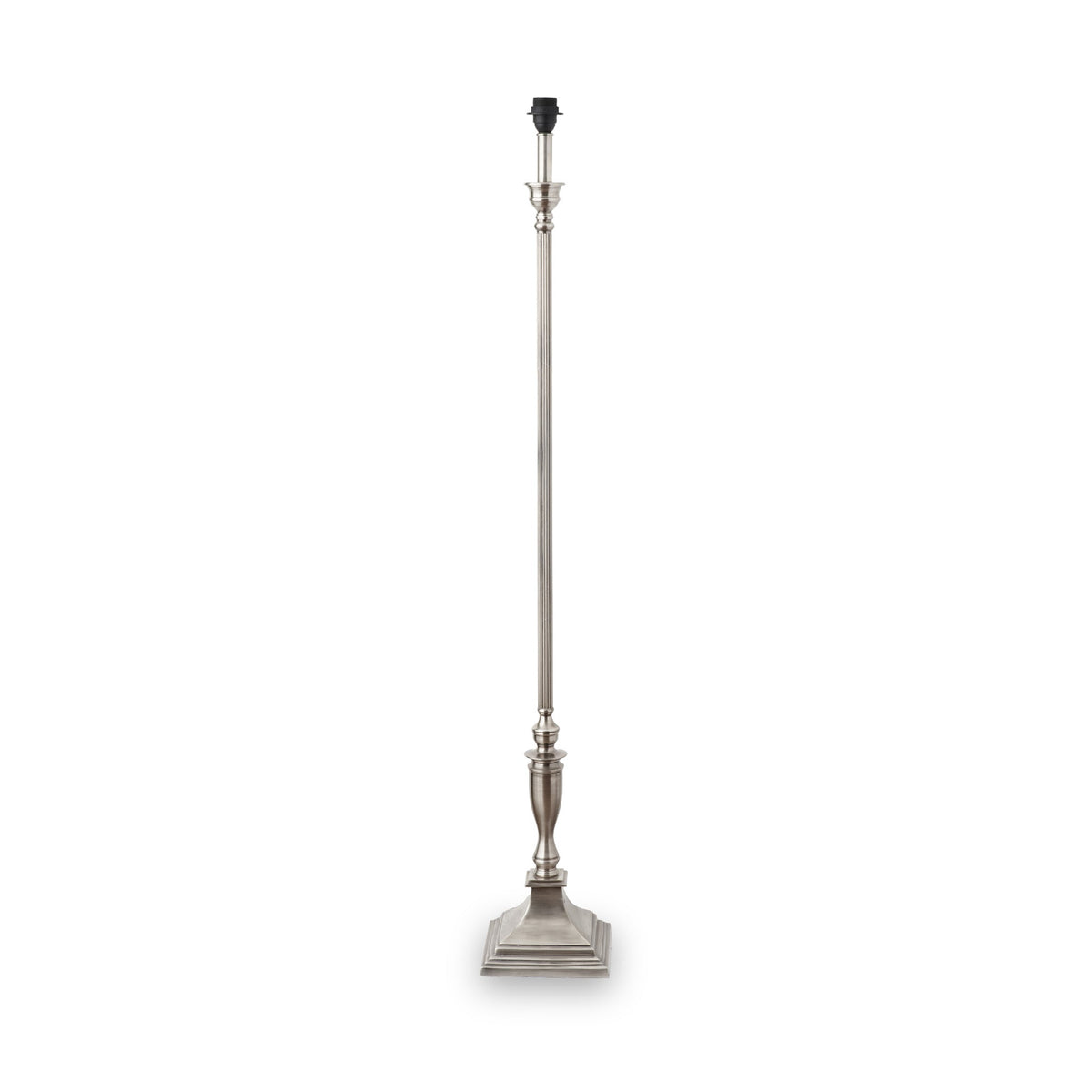 Canterbury Antique Silver Floor Lamp