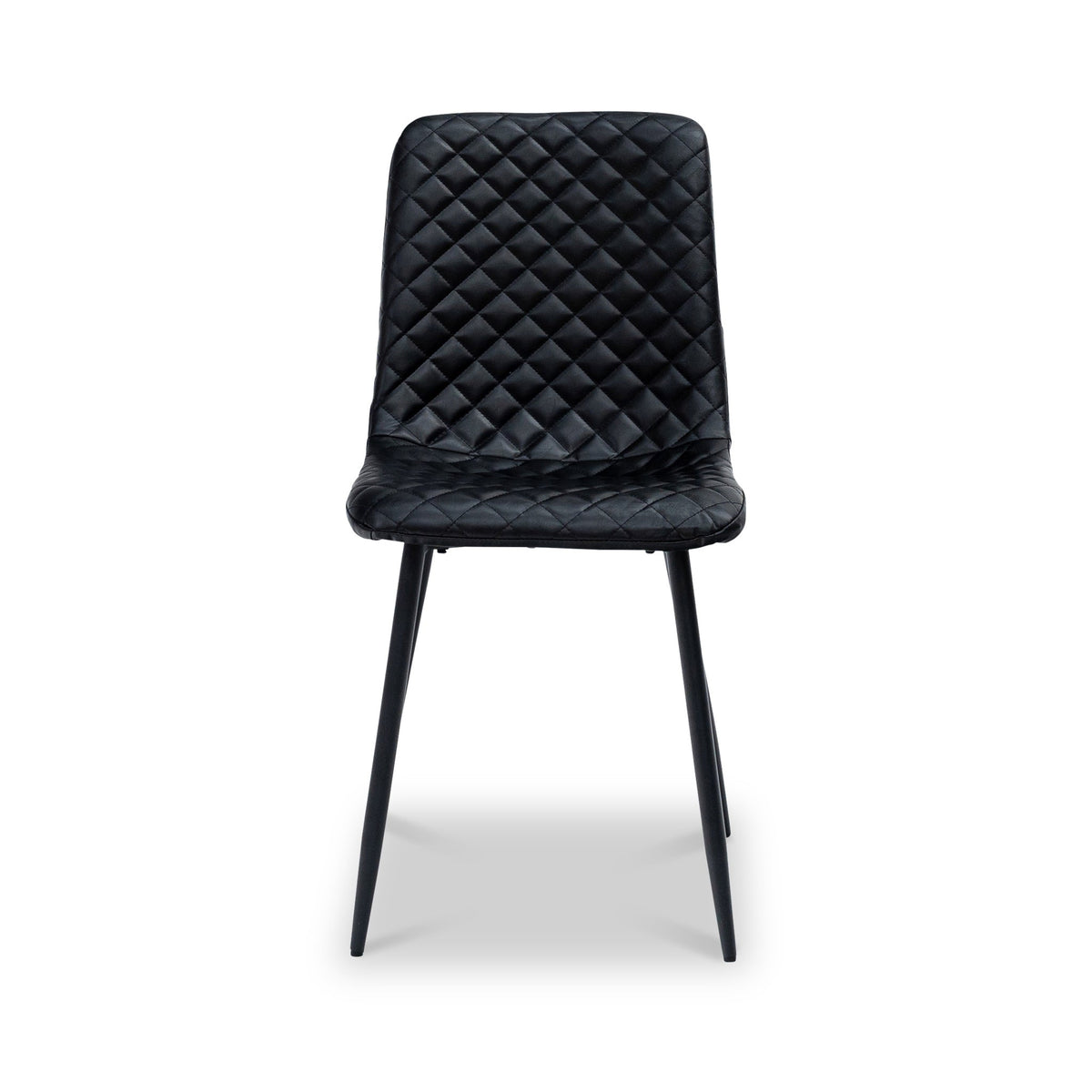 Brogan Faux Leather Quilted Back Dining Chair