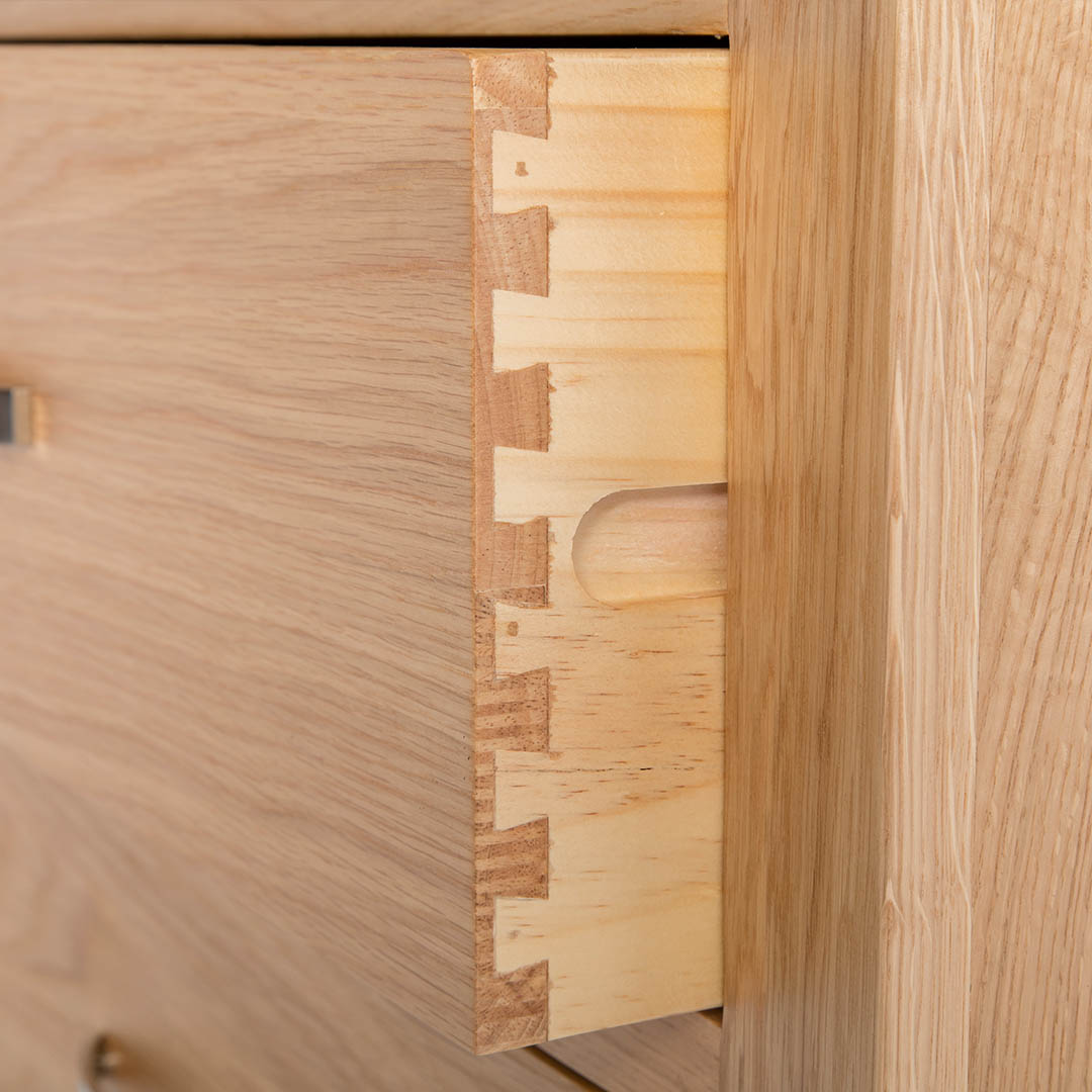 London Oak XL 8 Drawer Chest