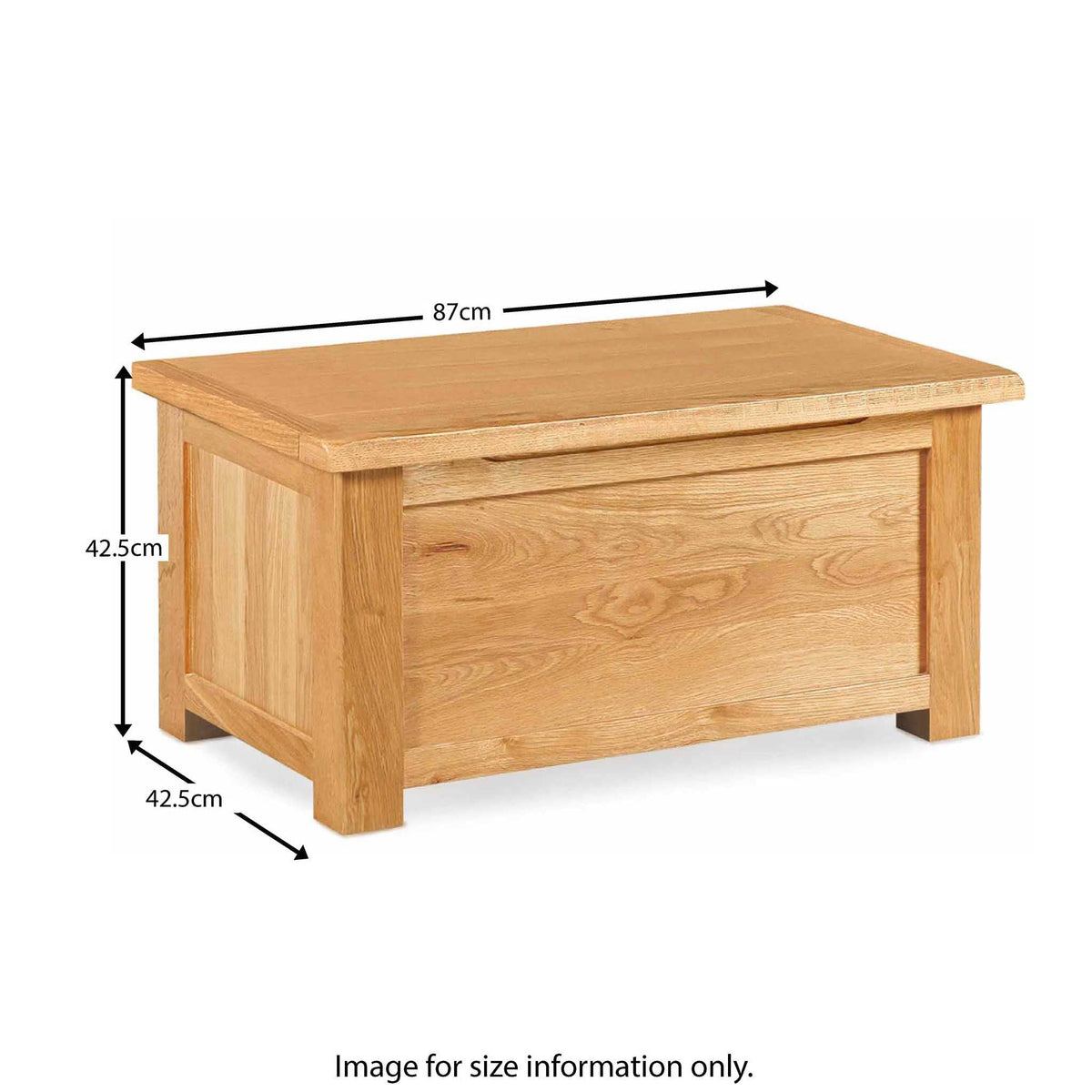 Lanner Oak Blanket Box