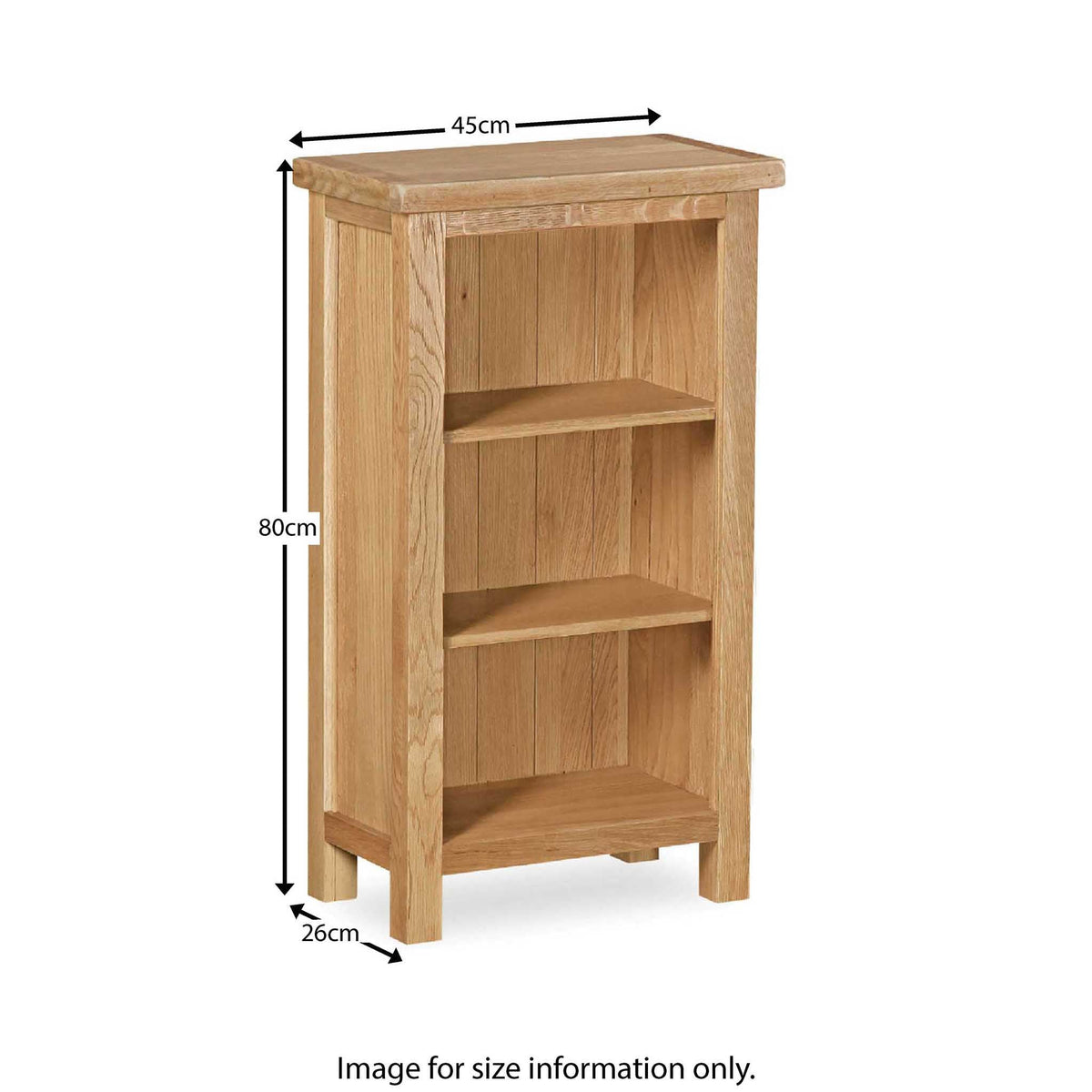 Lanner Oak Mini Bookcase