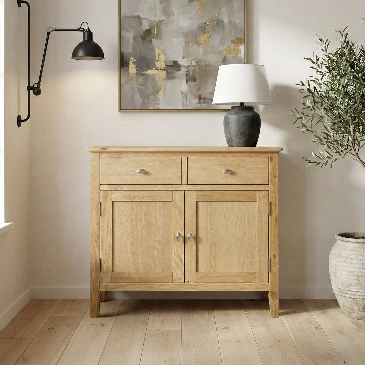 Alba Oak Small Sideboard