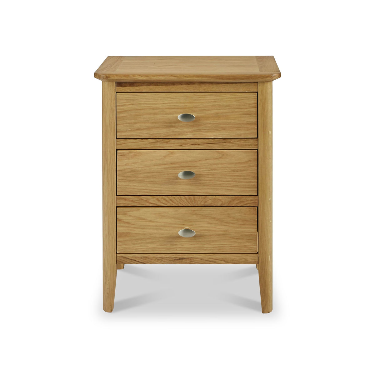 Alba Oak 3 Drawer Bedside Table