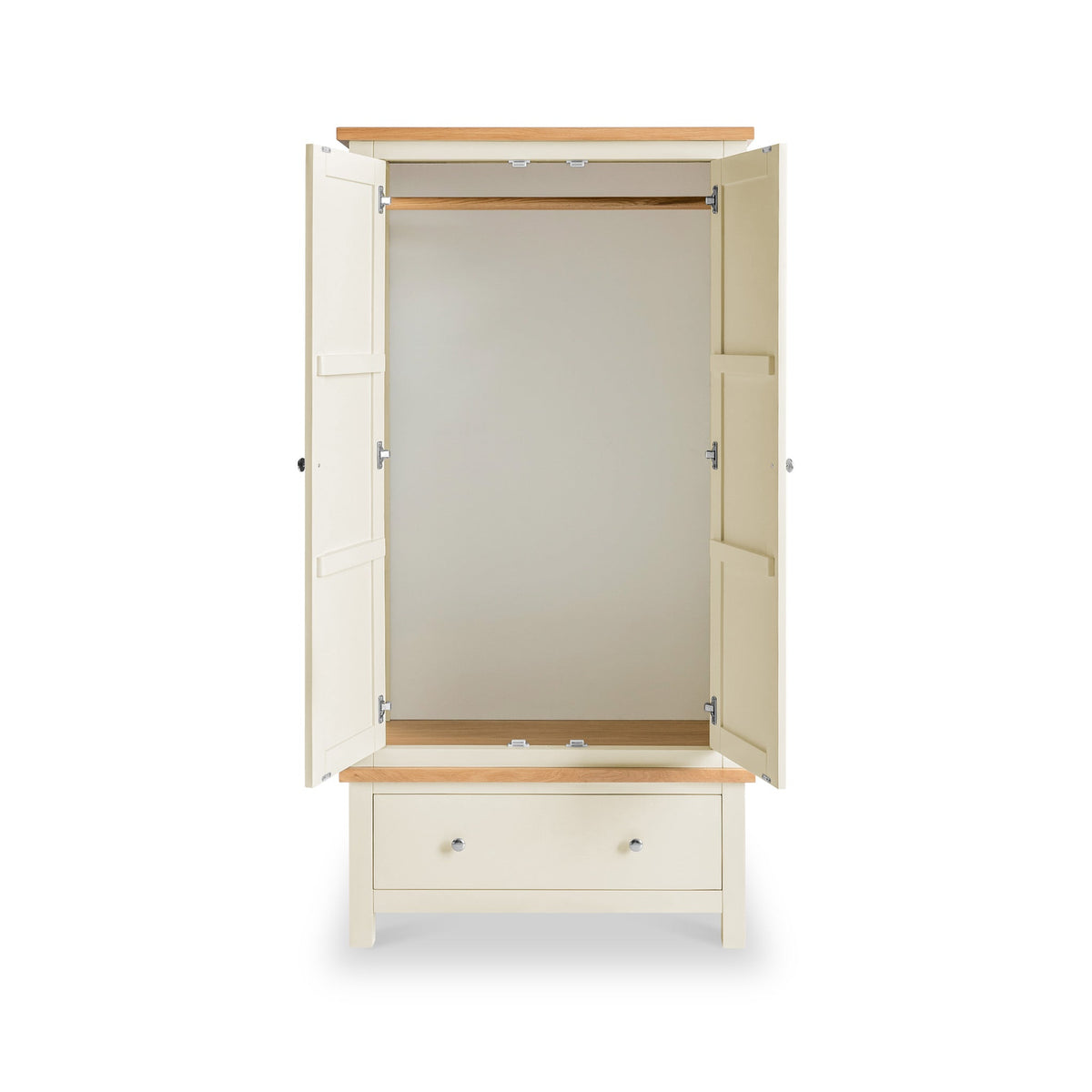Farro Double Wardrobe with Drawers