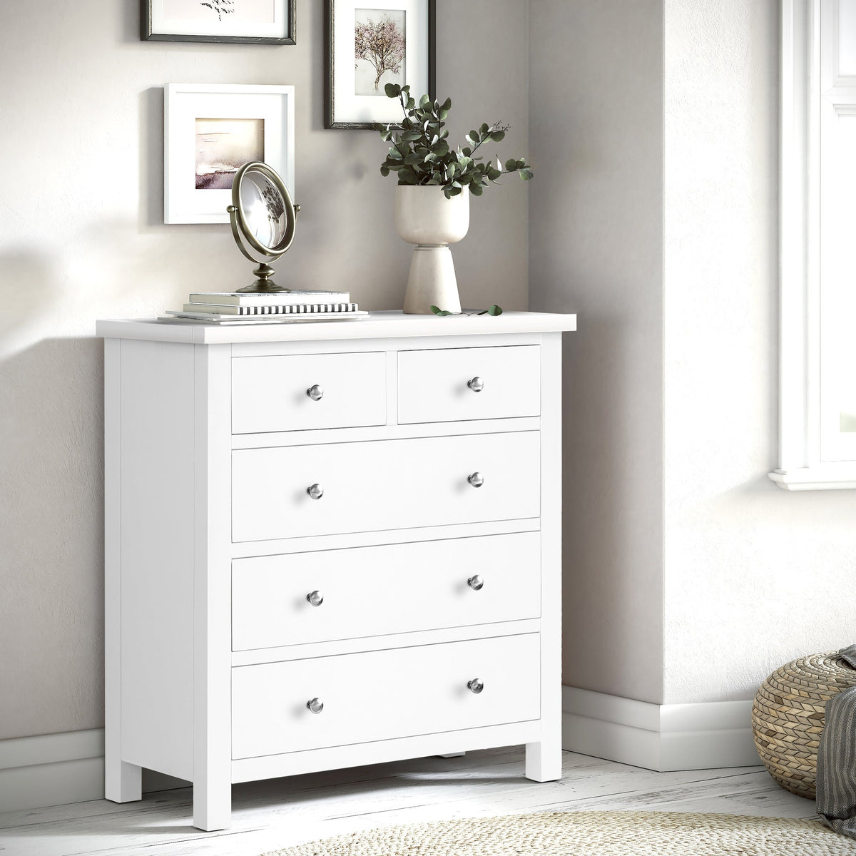 Cornish 2 Over 3 Drawer Chest