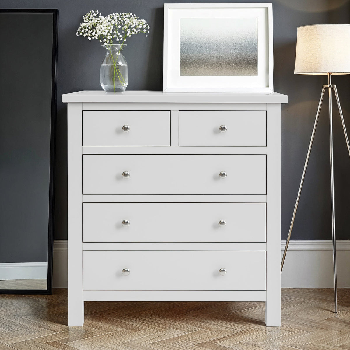 Cornish 2 Over 3 Drawer Chest