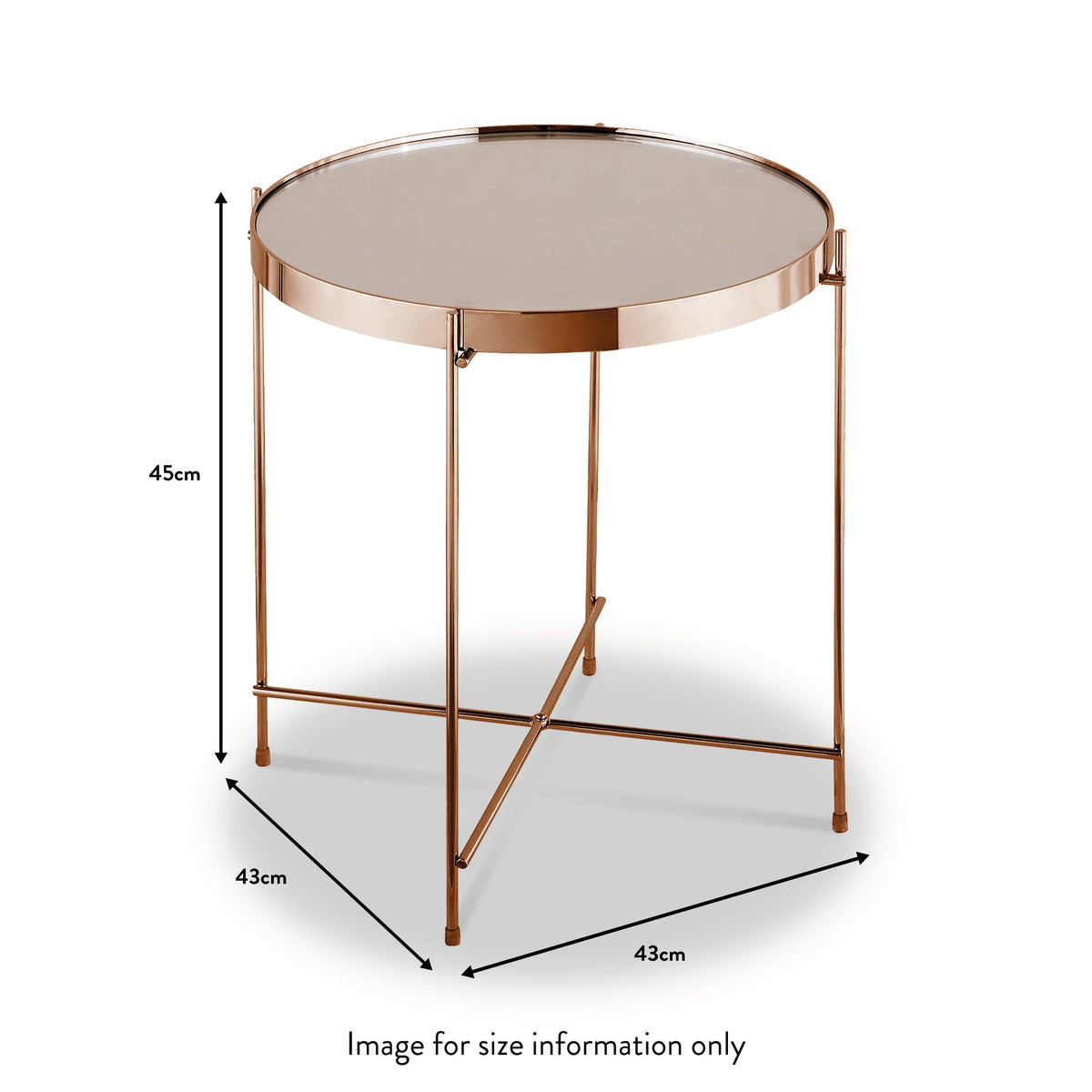 Arla Round Lamp Table
