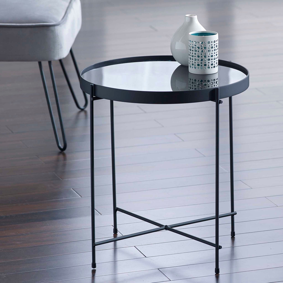 Arla Round Lamp Table