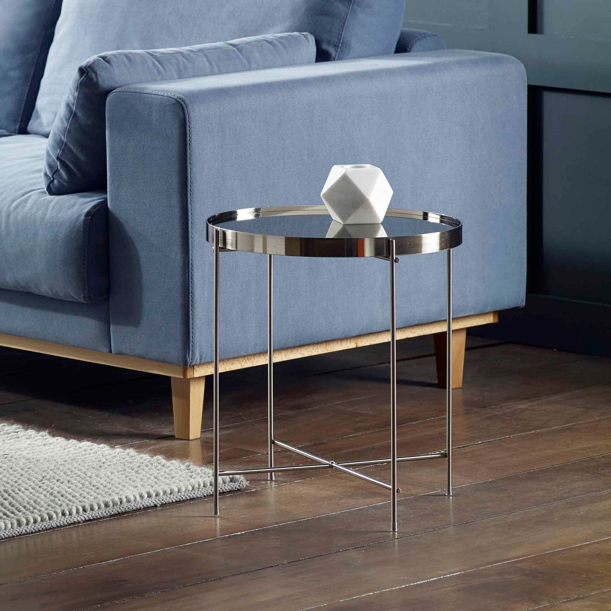 Arla Round Lamp Table
