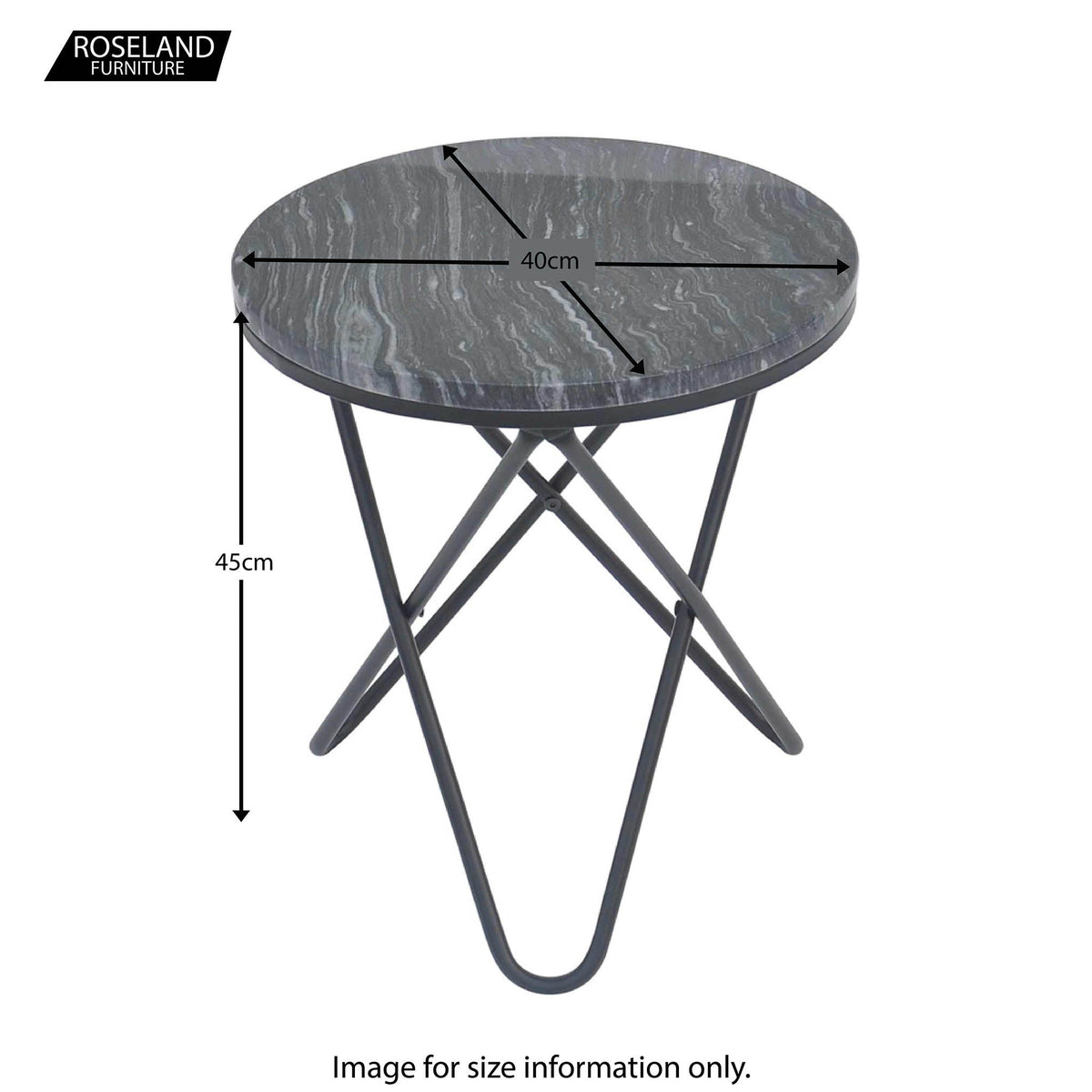 Nancy Marble Lamp Table