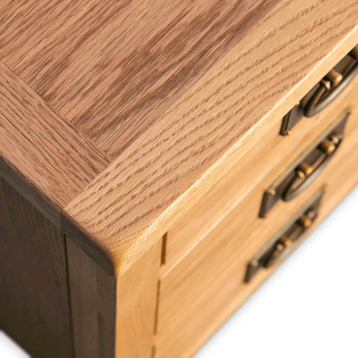 Surrey Oak 3 Drawer Chest