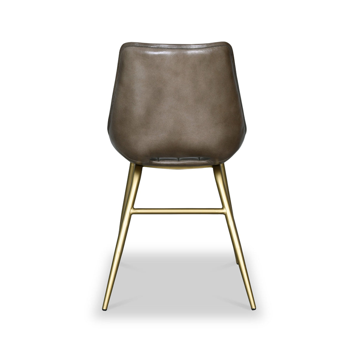 Torquil Leather Pleated Back Dining Chair