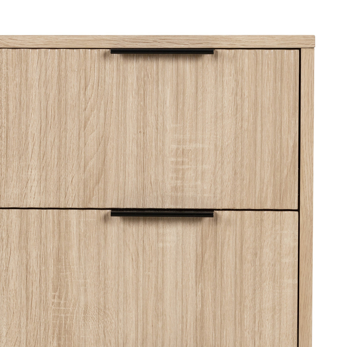 Jakob Oak 3 Drawer Grooved Chest