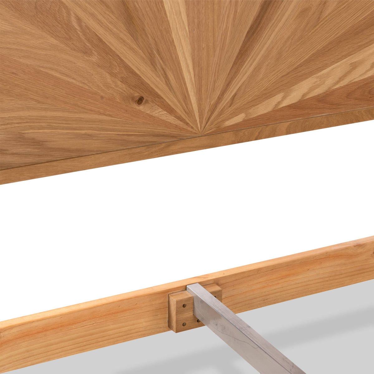 Sunburst Oak Bed Frame