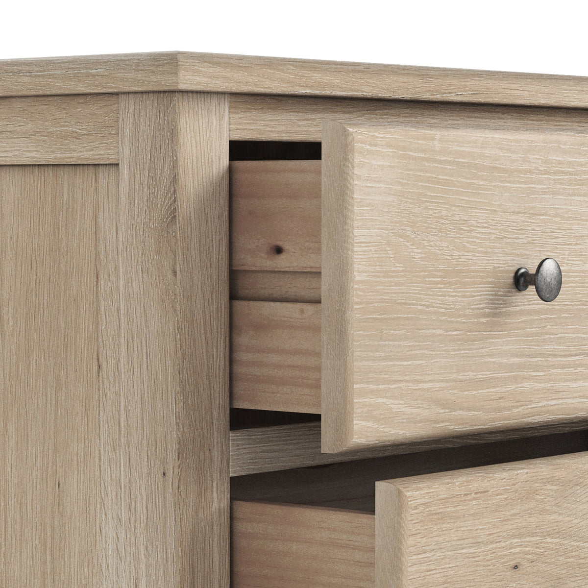 Celine Washed Oak 2 Over 3 Drawer Chest