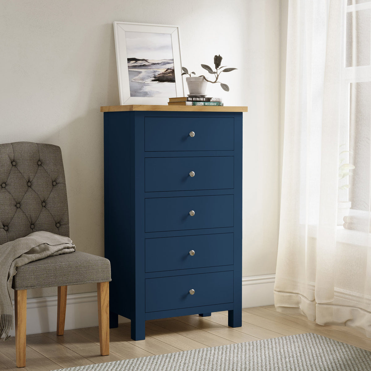 Farro XL 5 Drawer Tallboy Chest
