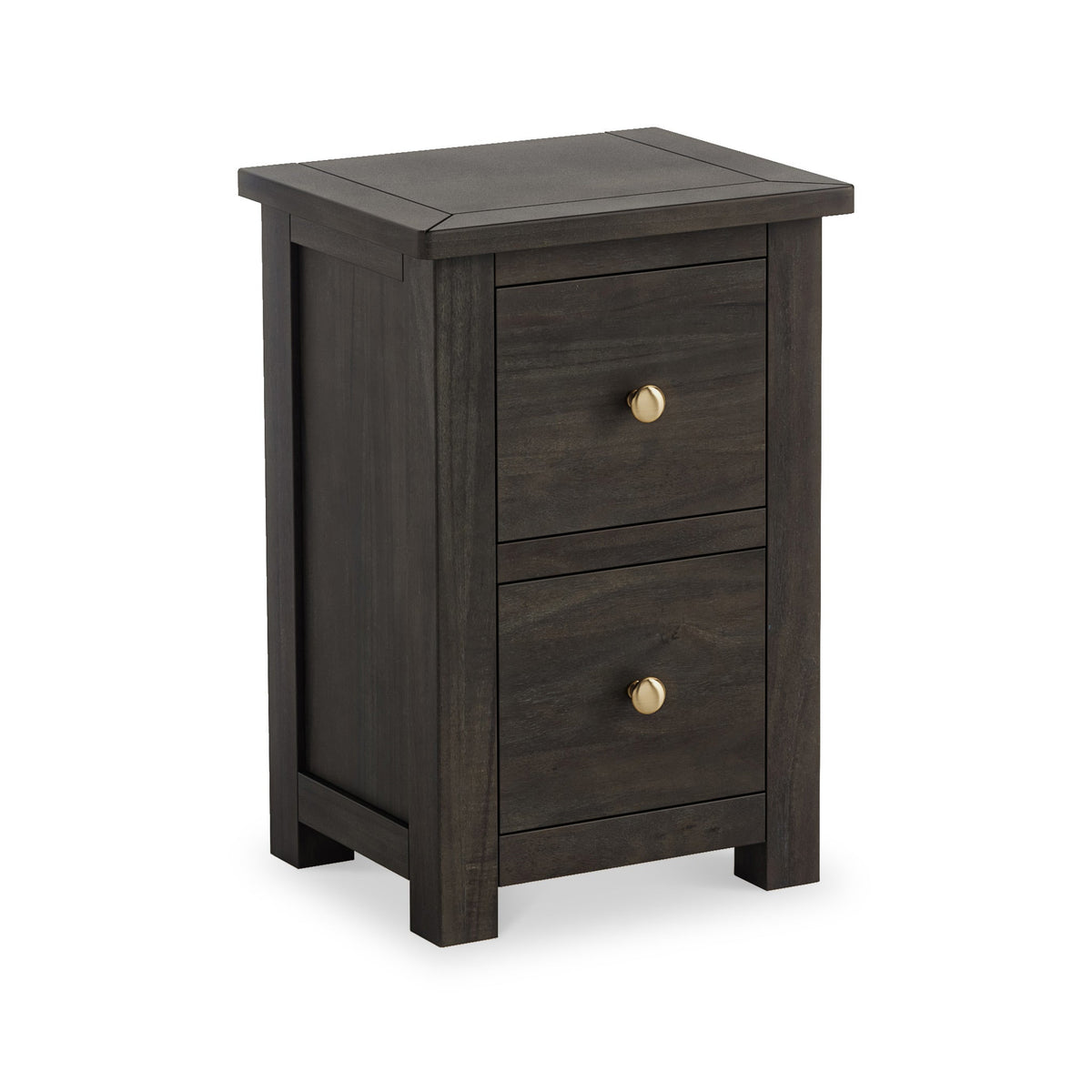 Duchy Acacia 2 Drawer Bedside Table